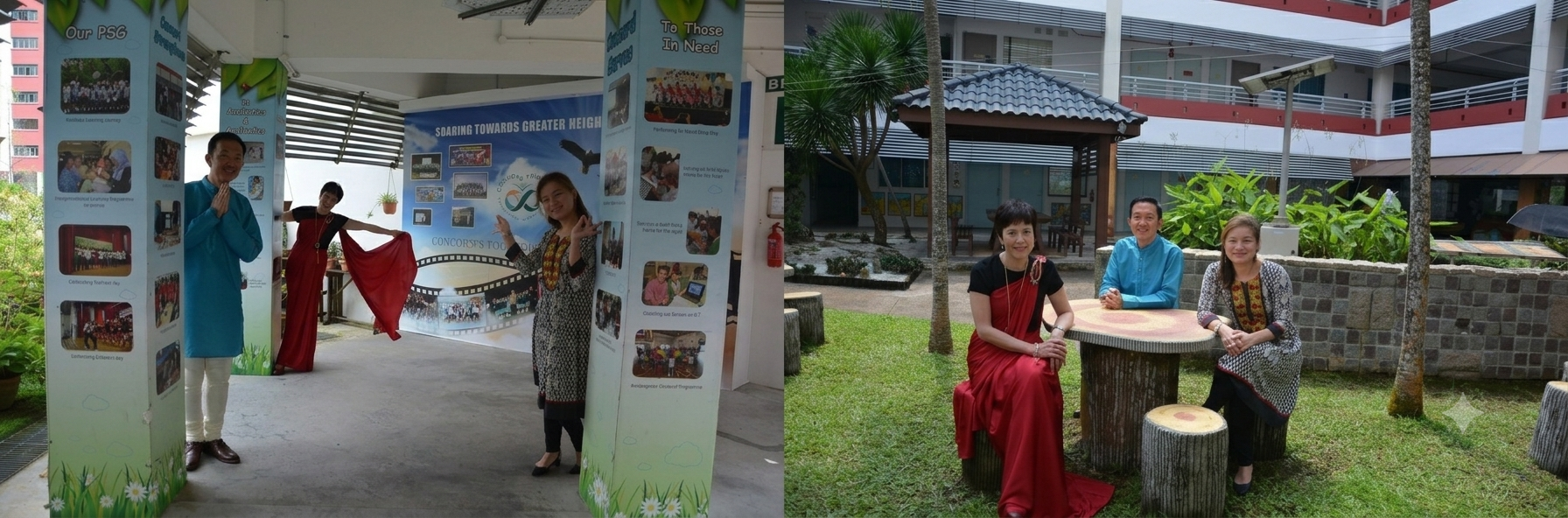 Photo of Mrs Wong Siew Shan, Ms Fiona Lim, Mr David Wang
